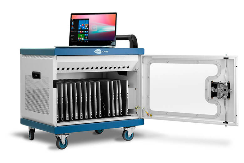 Armario - carro para Portátiles, Chromebooks y tablets 16 unidades - Imagen 4
